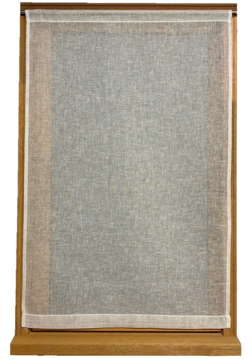 Authentique curtain on poly linen